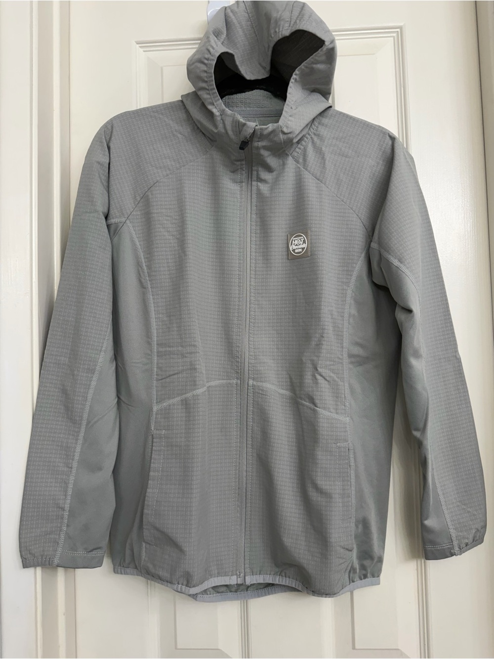 Skechers Hot Chocolate Women's Gray Hooded Windbreaker Jacket